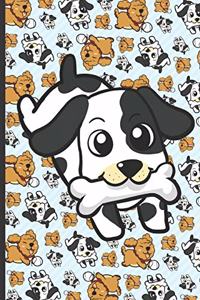 Cute Dogs Playing Notebook