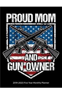 Proud Mom And Gun Owner American Flag