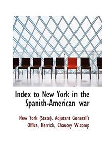 Index to New York in the Spanish-American War