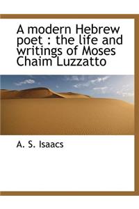 A Modern Hebrew Poet