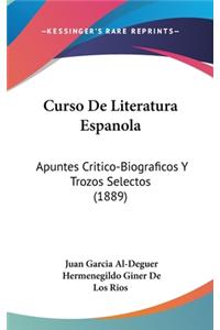 Curso de Literatura Espanola