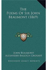 Poems Of Sir John Beaumont (1869)