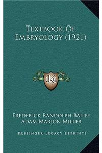 Textbook of Embryology (1921)
