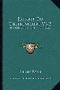 Extrait Du Dictionnaire V1-2