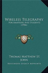 Wireless Telegraphy