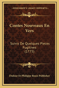Contes Nouveaux En Vers