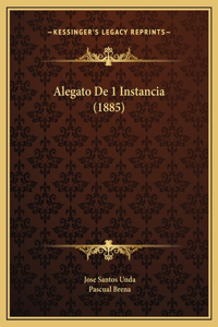 Alegato De 1 Instancia (1885)