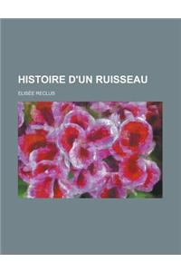 Histoire D'Un Ruisseau
