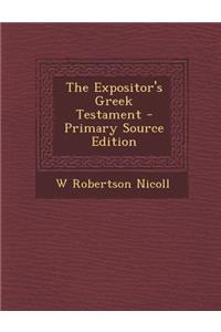 Expositor's Greek Testament