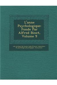L'Ann E Psychologique