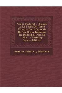 Carta Pastoral ..