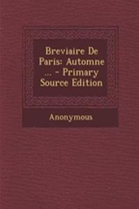 Breviaire de Paris