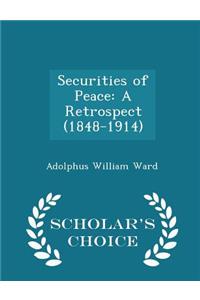 Securities of Peace