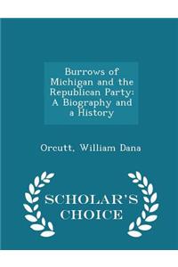 Burrows of Michigan and the Republican Party