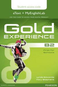 Gold Experience B2 Students' Book eText and MEL Access Card with Workbook Pack (Benelux)