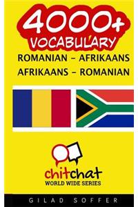 4000+ Romanian - Afrikaans Afrikaans - Romanian Vocabulary
