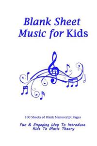 Blank Sheet Music For Kids