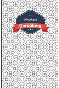 Notebook: Lined, Soft cover, 5.5 x 8.5 inch, 130 pages, Circles pattern