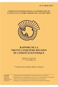 Rapport de la trente-cinquième réunion du Comité scientifique - 1ère partie