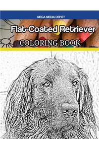 Flat-Coated Retriever Coloring Book