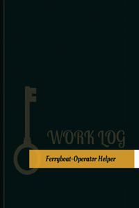 Ferryboat-Operator Helper Work Log