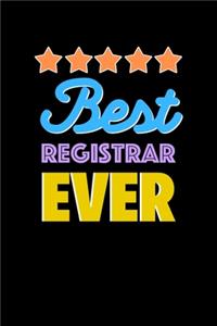Best Registrar Evers Notebook - Registrar Funny Gift