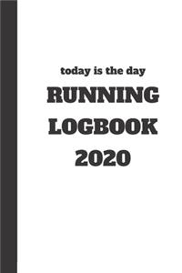 today is the day running log book 2020