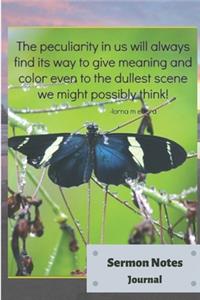 Sermon Notes Journal