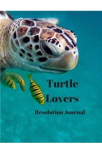 Turtle Lovers Resolution Journal
