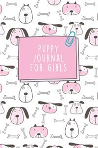 Puppy Journal For Girls