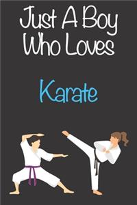 Just A Boy Who Loves Karate