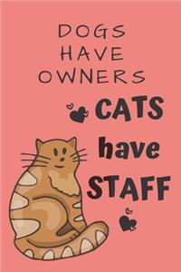 Dogs Have Owners, Cats Have Staff
