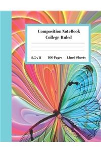 Composition Notebook College Ruled Lined Sheets