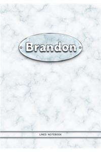 Brandon - Lined Notebook