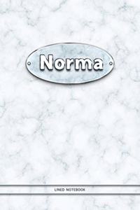 Norma - Lined Notebook