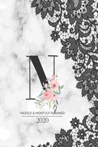Weekly & Monthly Planner 2020 N