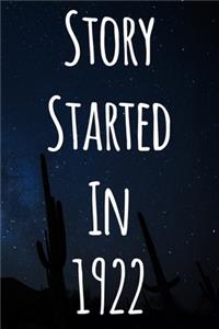 Story Started In 1922