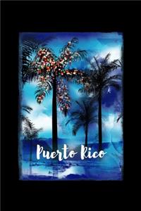 Puerto Rico: Caribbean Christmas Journal Notebook Shopping Organizer Holiday Food Meal Party Planner Budget Expense Tracker. Tropical Palm Tree Soft Cover 6 x 9,