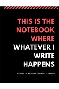 This is the notebook where whatever I write happens