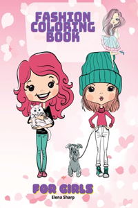 Fashion Coloring Book For Girls