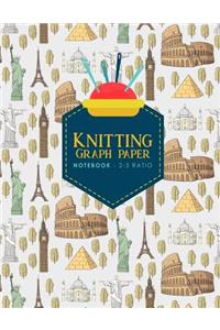 Knitting Graph Paper Notebook - 2