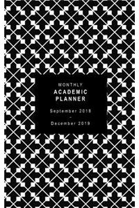Monthly Academic Planner September 2018 - December 2019