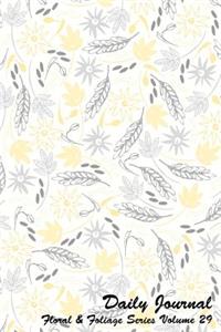 Daily Journal Floral and Foliage Series Volume 29
