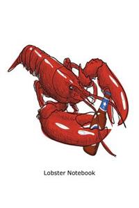 Lobster Notebook: Seafood and Beer Novelty Gift Writing Journal