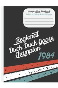 Regional Duck Duck Goose Champion