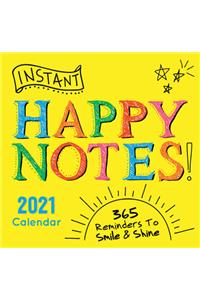 2021 Instant Happy Notes Boxed Calendar