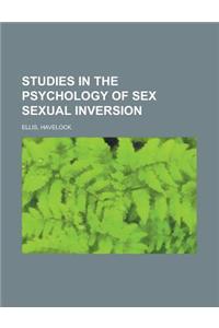 Studies in the Psychology of Sex Sexual Inversion Volume 2