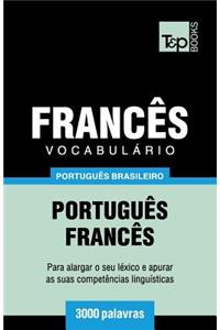 Vocabulário Português Brasileiro-Francês - 3000 palavras