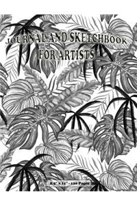 Journal and Sketchbook for Artists. 8.5 X 11. 120 Pages