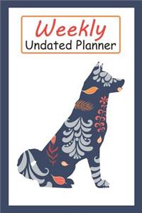 Weekly Undated Planner